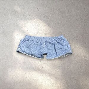 Social Scene Cottagecore Smocked Lace Shorts